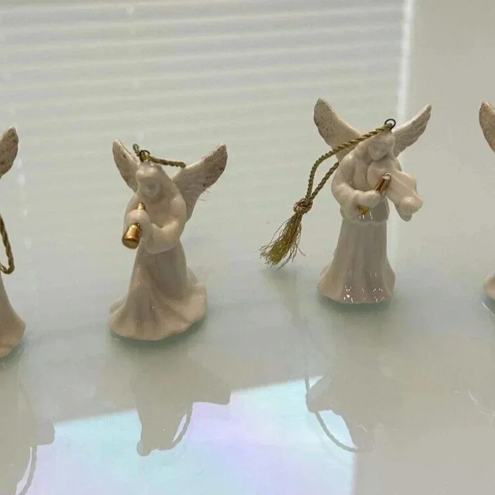 Mikasa Holiday Elegance 4 Angels Figurines FK001/605,